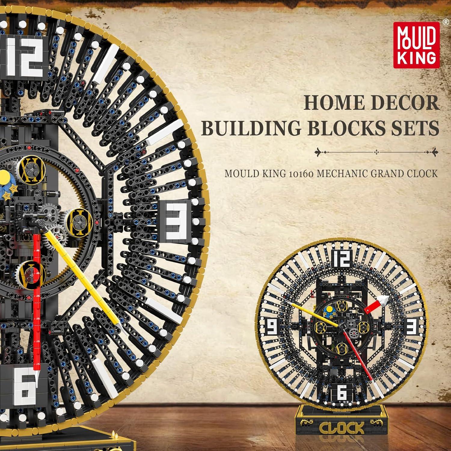 Reloj Mecánico de Construcción Mould King 10160 3675 Piezas