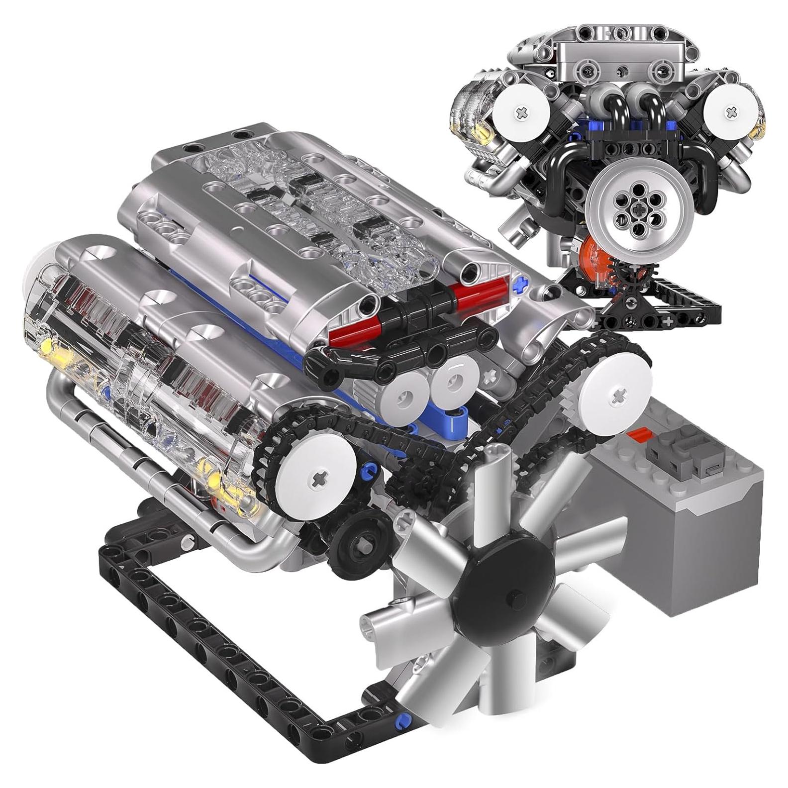 Kit de Construcción Motor V8 Mould King 10088 535 Piezas