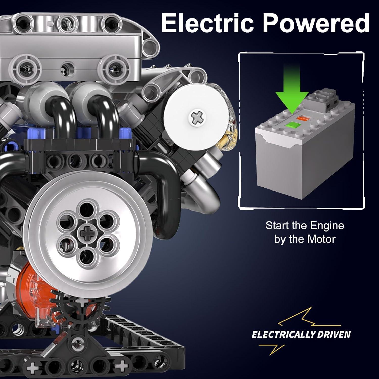 Kit de Construcción Motor V8 Mould King 10088 535 Piezas