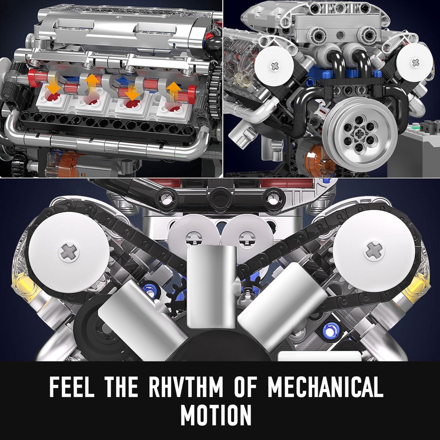 Kit de Construcción Motor V8 Mould King 10088 535 Piezas
