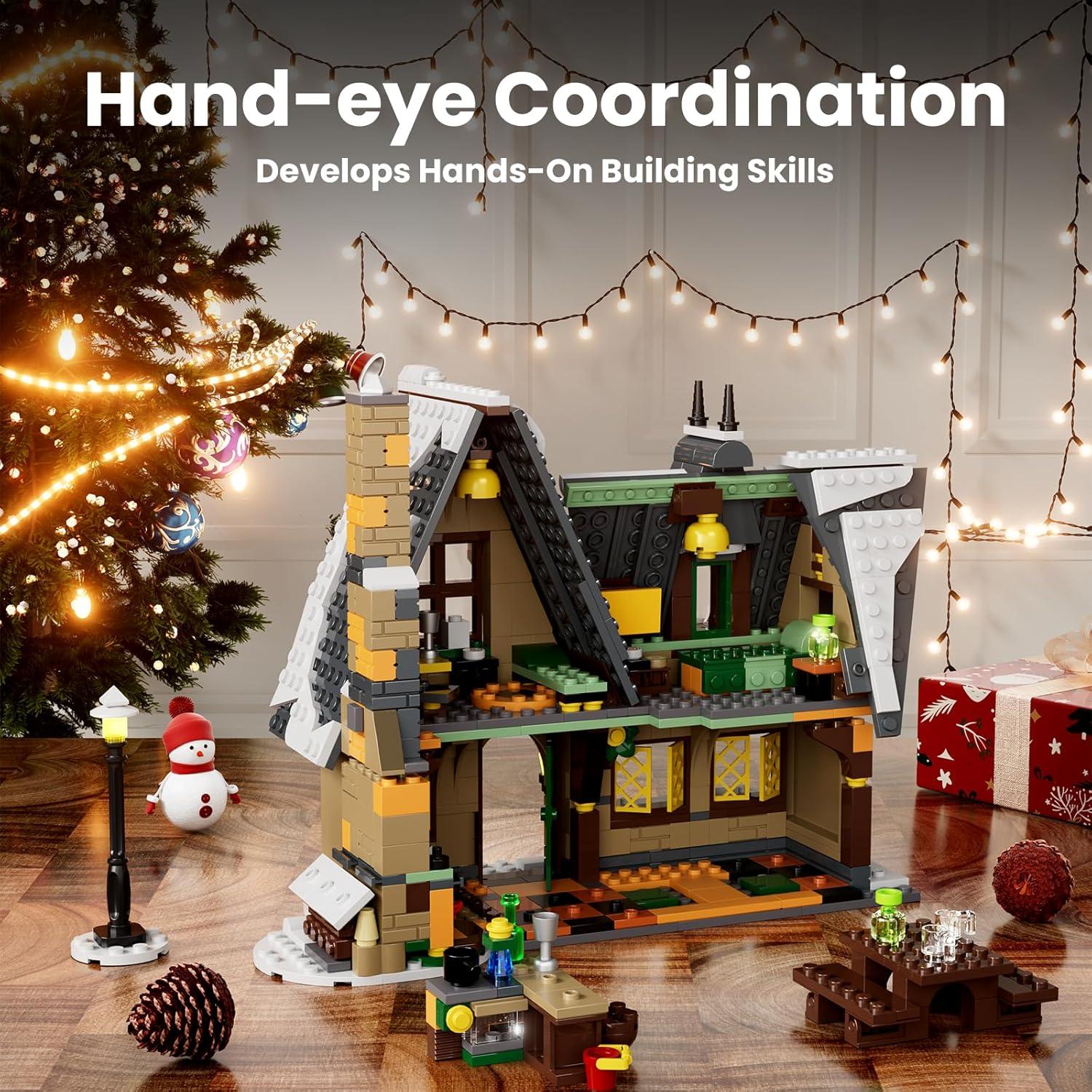 Set de Bloques de Construcción Mould King Casa Navideña 19.5 cm