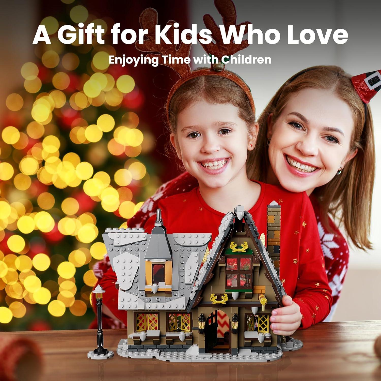 Set de Bloques de Construcción Mould King Casa Navideña 19.5 cm