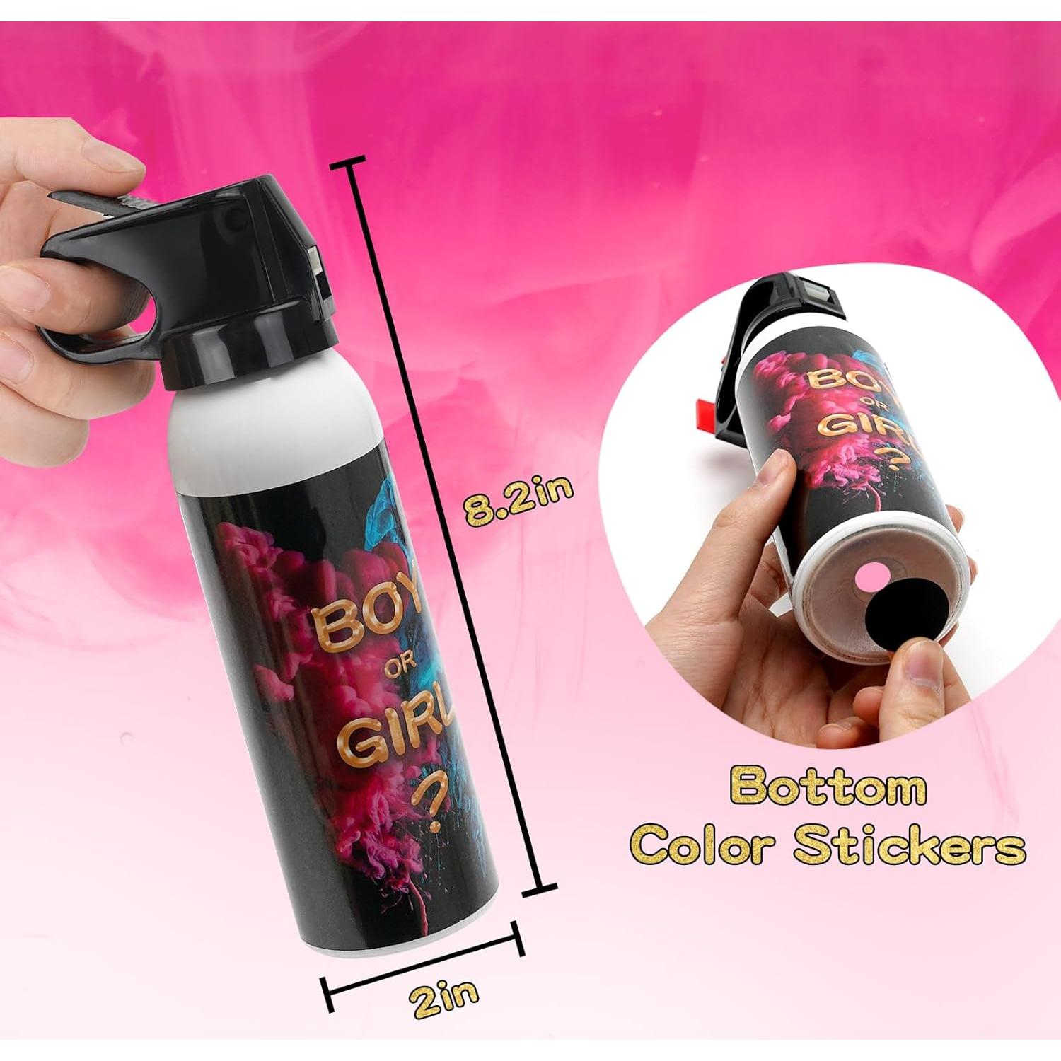 Extintor Revelación de Género 2 Pack Rosa 100% Biodegradable