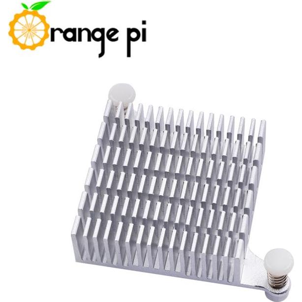 Disipador de Aluminio Orange Pi 5 Plus 50mm x 46mm x 12.6mm