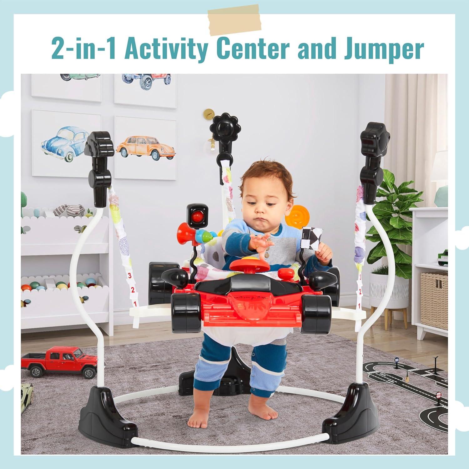 Centro de Actividad y Saltador Dream On Me Champ Rojo