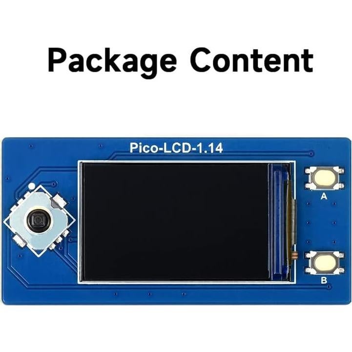 Módulo Pantalla LCD 1.14" Waveshare para Raspberry Pi Pico 240x135