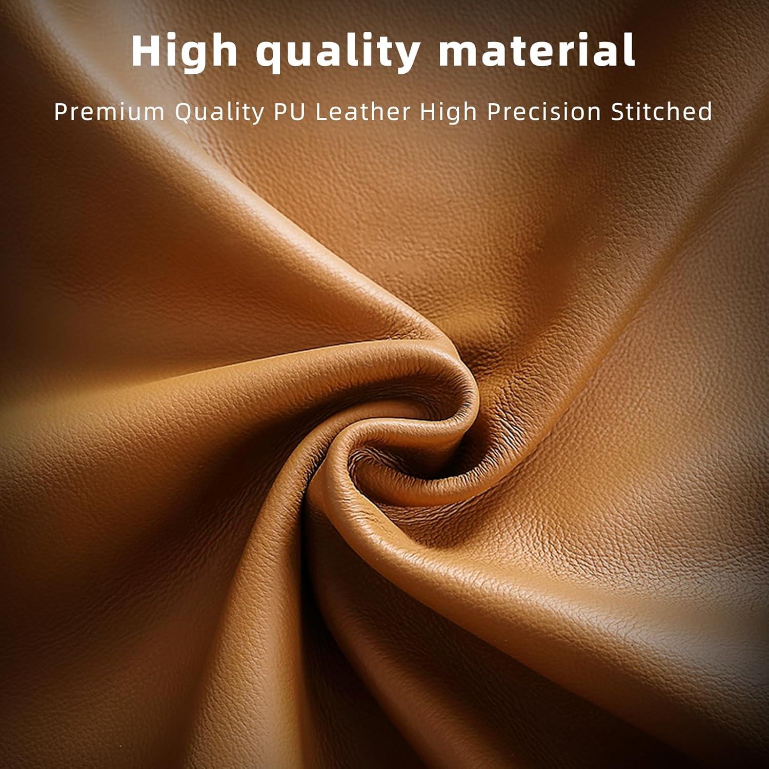 Etiqueta de Equipaje con Soporte para AirTag oriver - Cuero Marrón