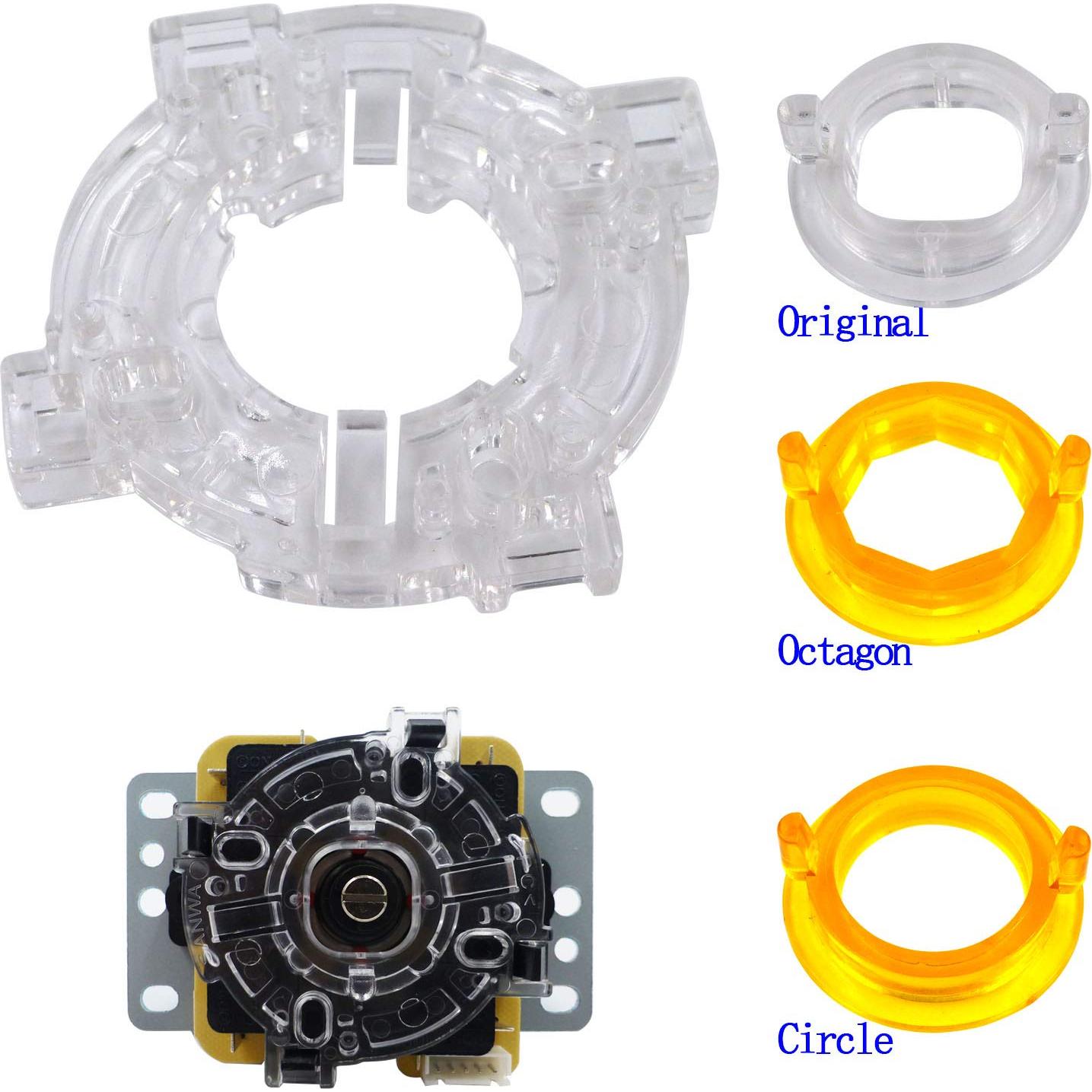 Kit de Juego Arcade SJ@JX para 2 Jugadores DIY USB Sin Retraso