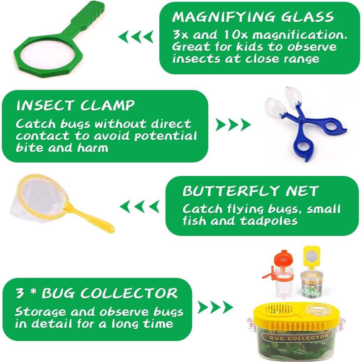 Kit de Explorador Kaqinu 24 Piezas para Niños al Aire Libre