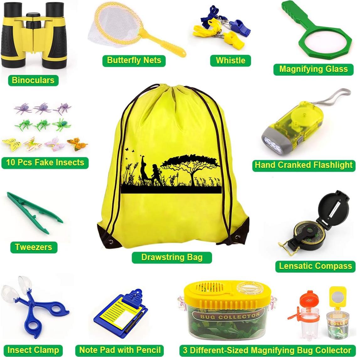 Kit de Explorador Kaqinu 24 Piezas para Niños al Aire Libre