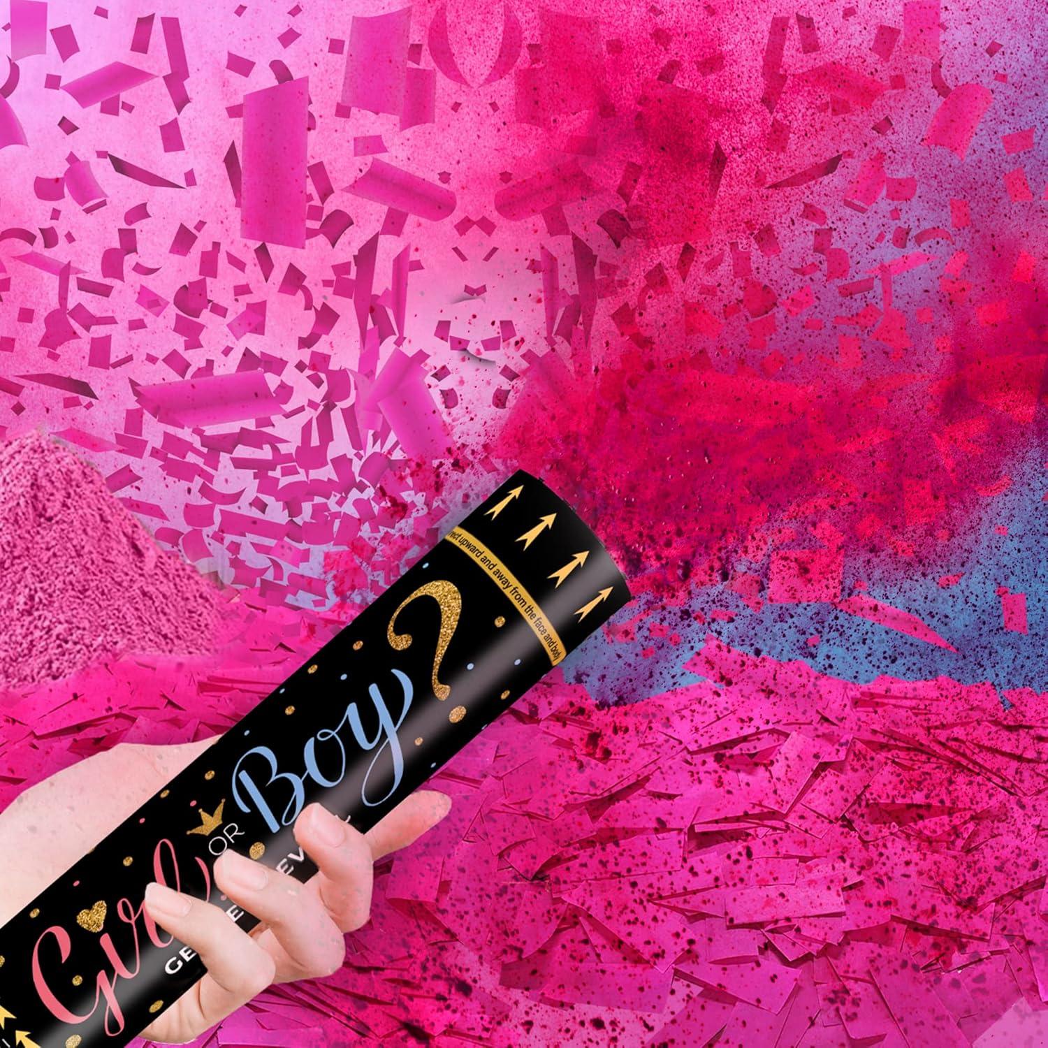 Cañón de Confeti Biodegradable BabyBreeze 4 Rosas 15 pies