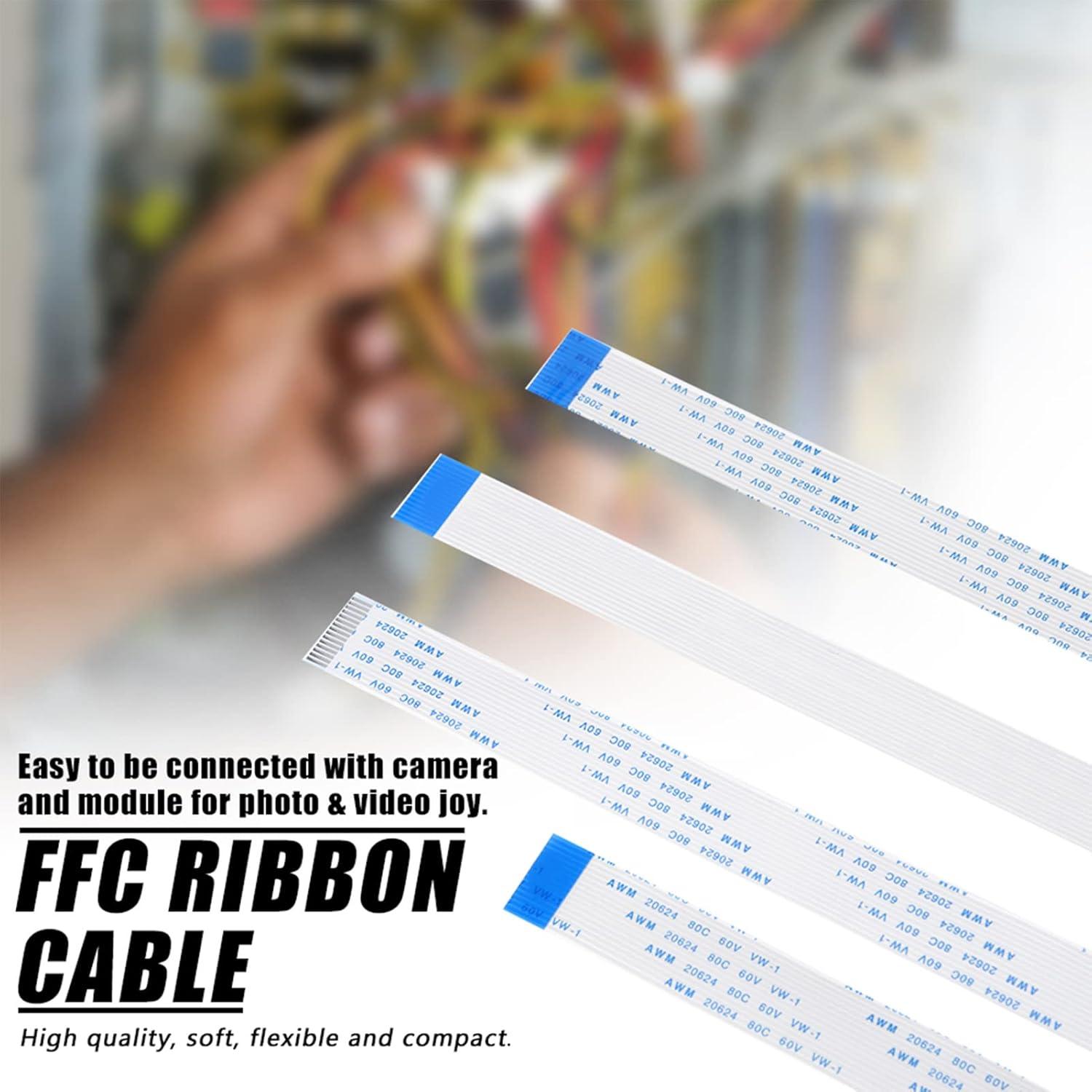 Cable FFC 15 pines para Raspberry Pi - 3 longitudes 30/50/100cm