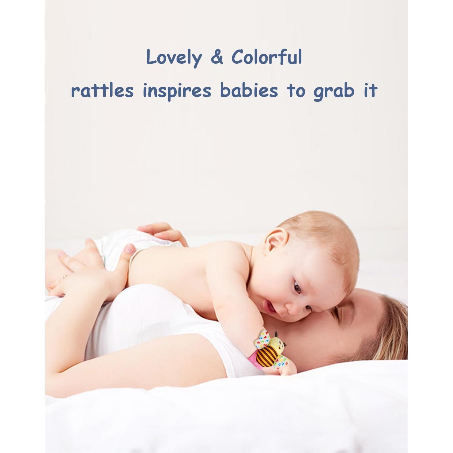 Set de Sonajeros Suaves Bloobloomax para Bebés 0-12 Meses