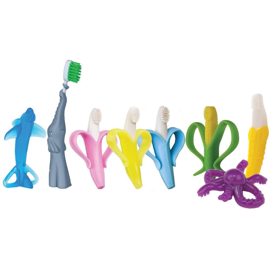 Cepillo de Dientes Baby Banana Amarillo para Bebés 3-24 meses