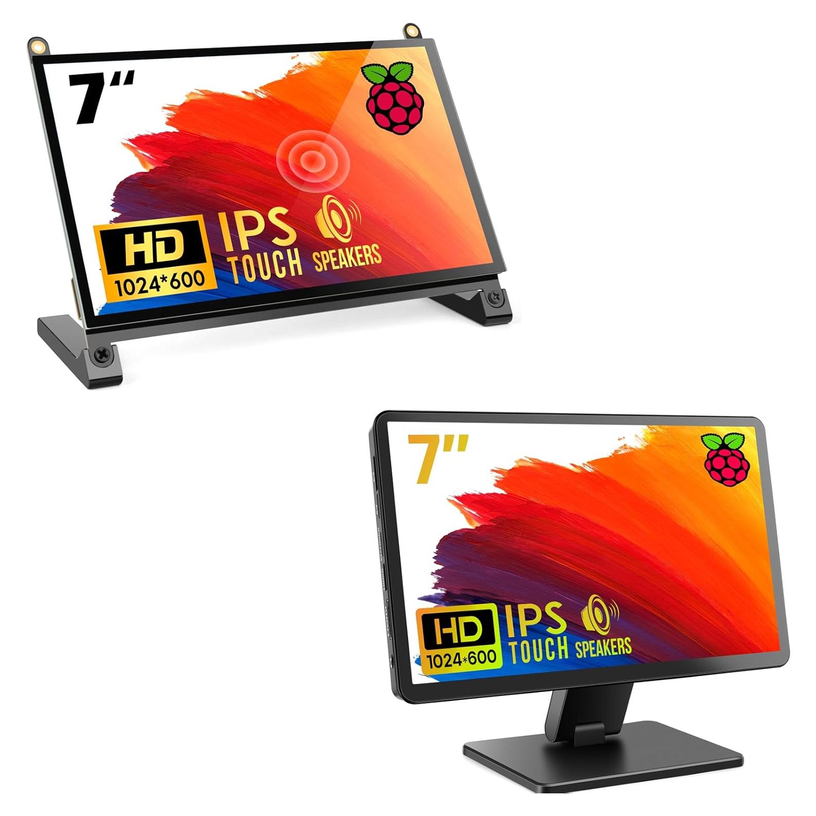 Monitor Táctil 7" ROADOM FHD para Raspberry Pi - 1920x1080