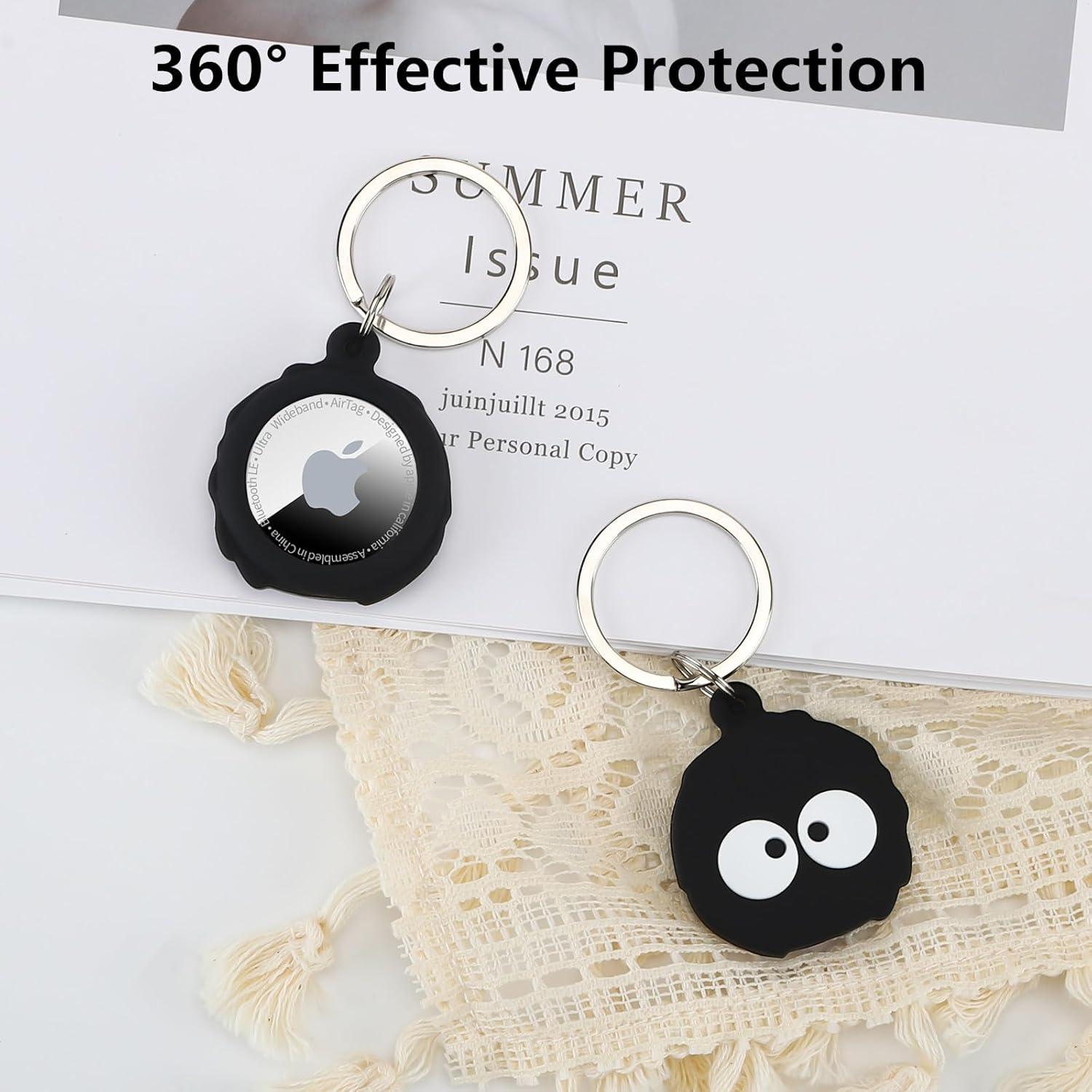 Funda de Silicona Suave Siopwk para AirTag - Protector Antipérdida