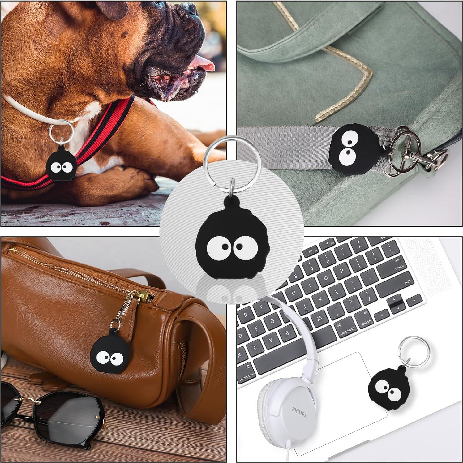 Funda de Silicona Suave Siopwk para AirTag - Protector Antipérdida