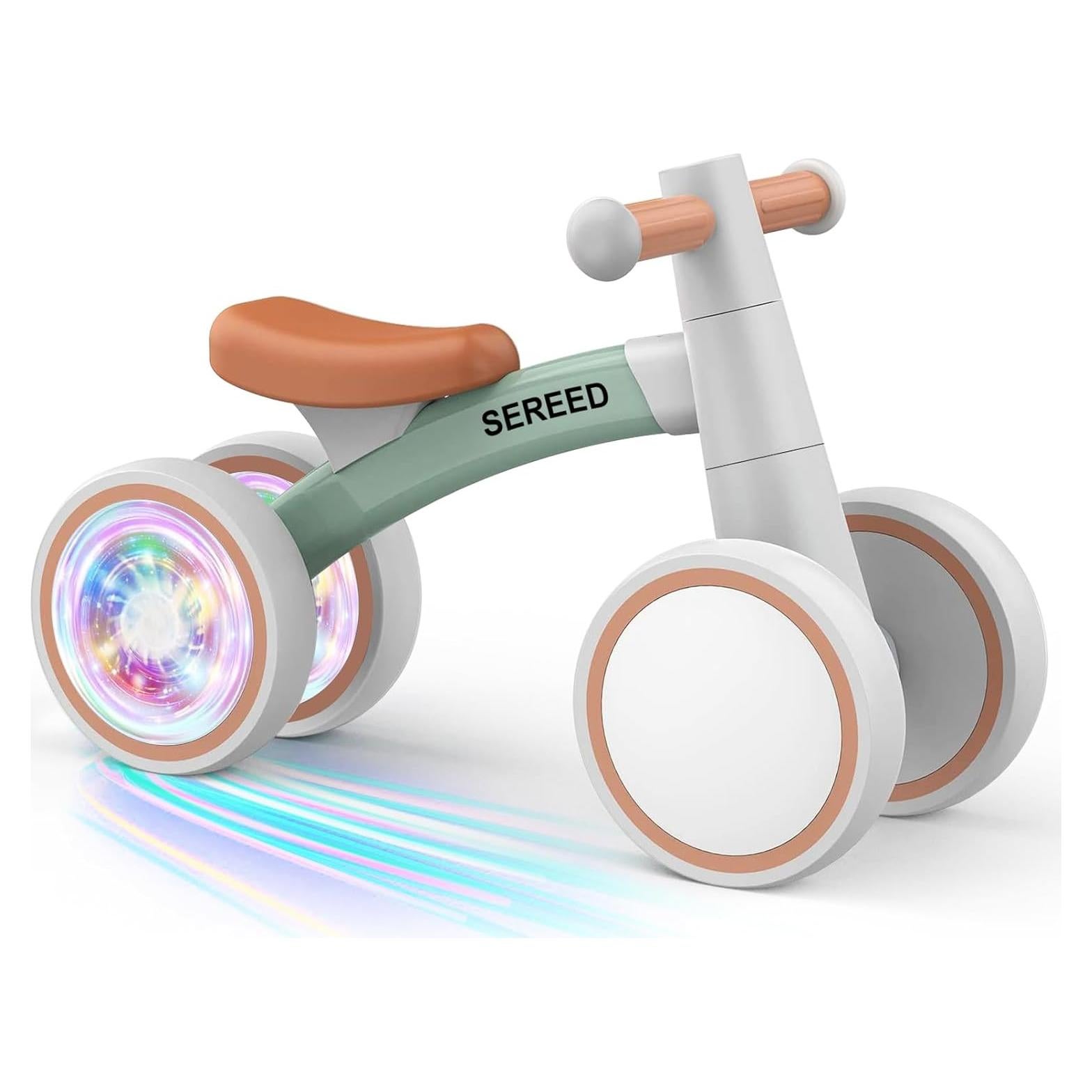 Bicicleta de Equilibrio SEREED Verde para Bebés 12-24 Meses