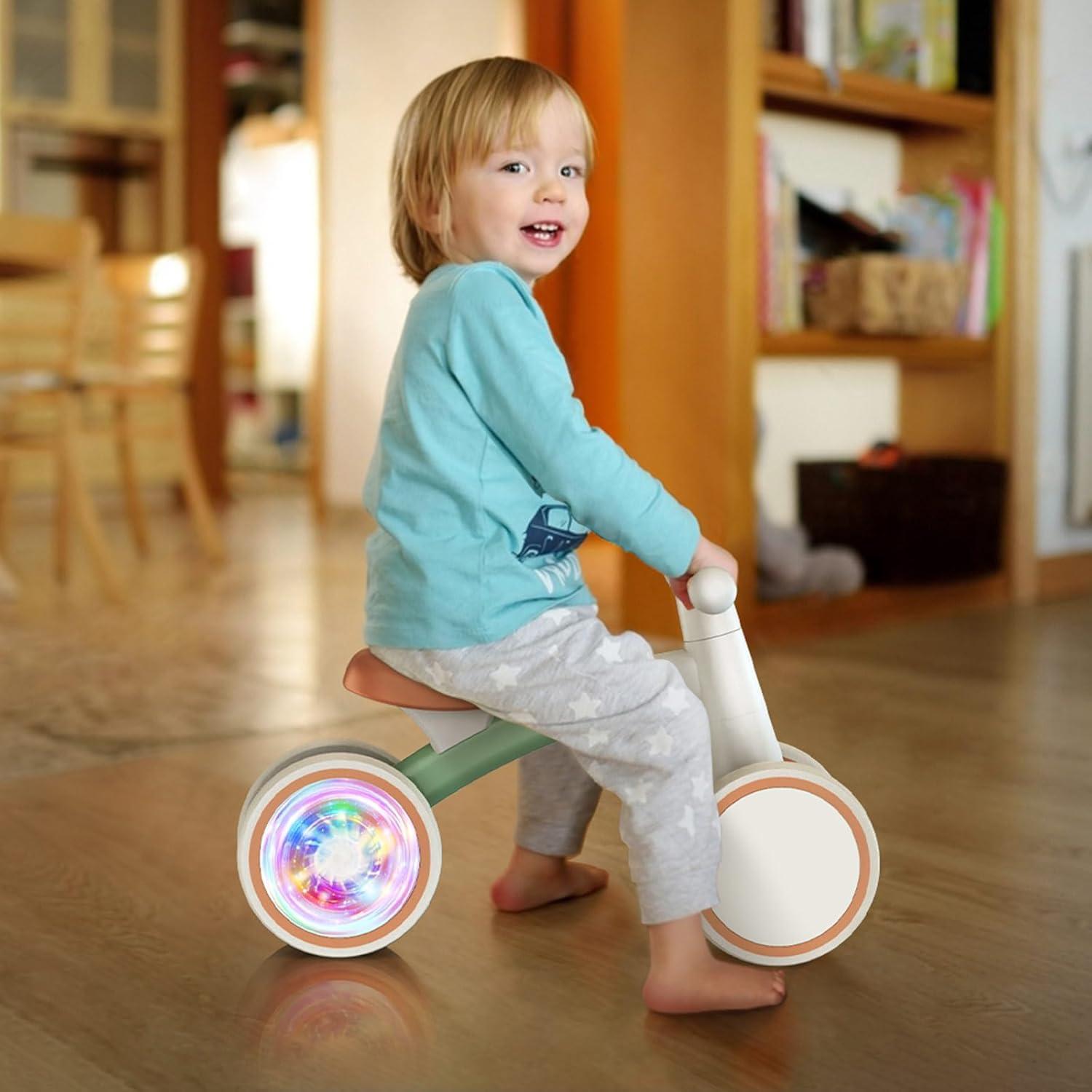 Bicicleta de Equilibrio SEREED Verde para Bebés 12-24 Meses