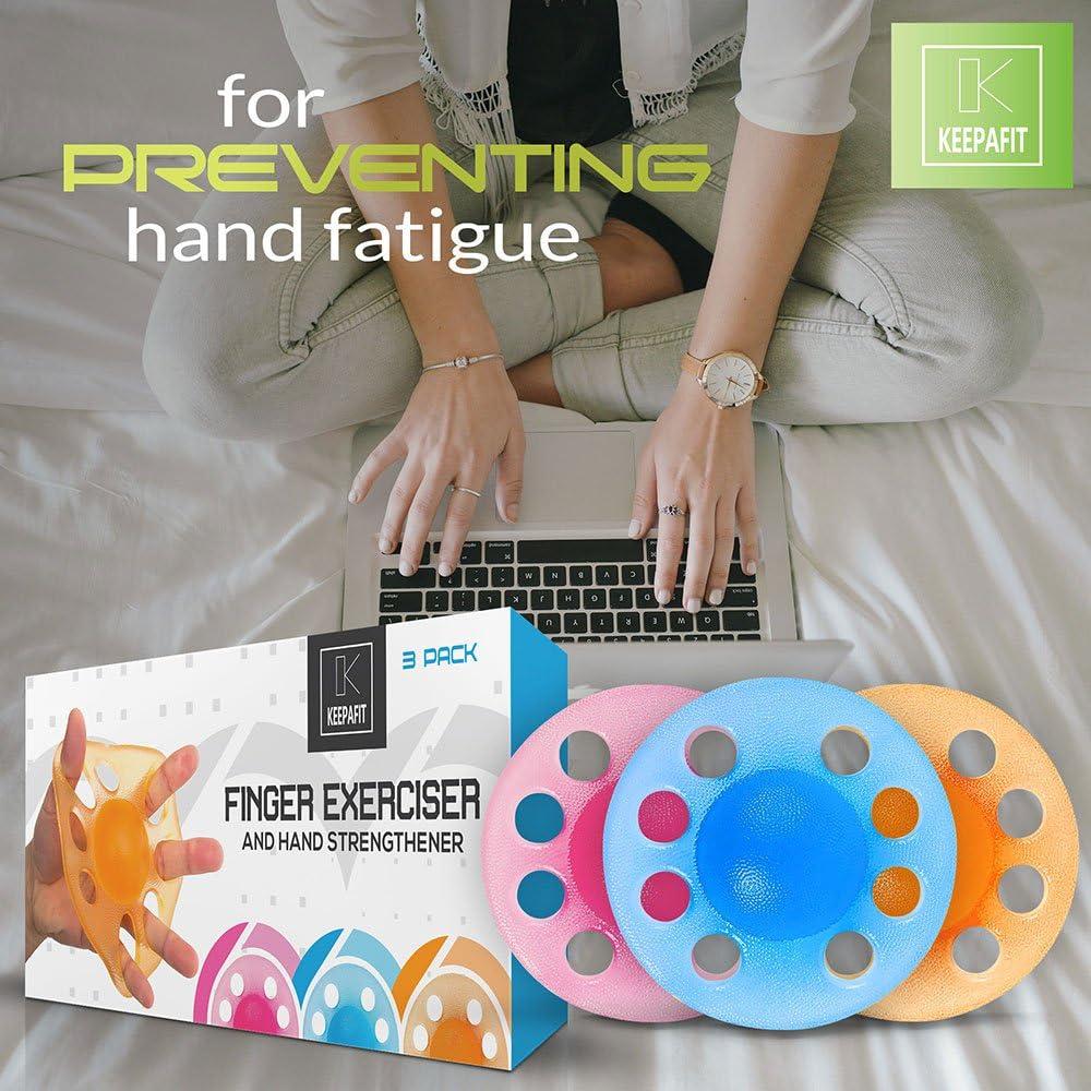 Fortalecedor de Manos Keepafit - Paquete 3 Tensiones