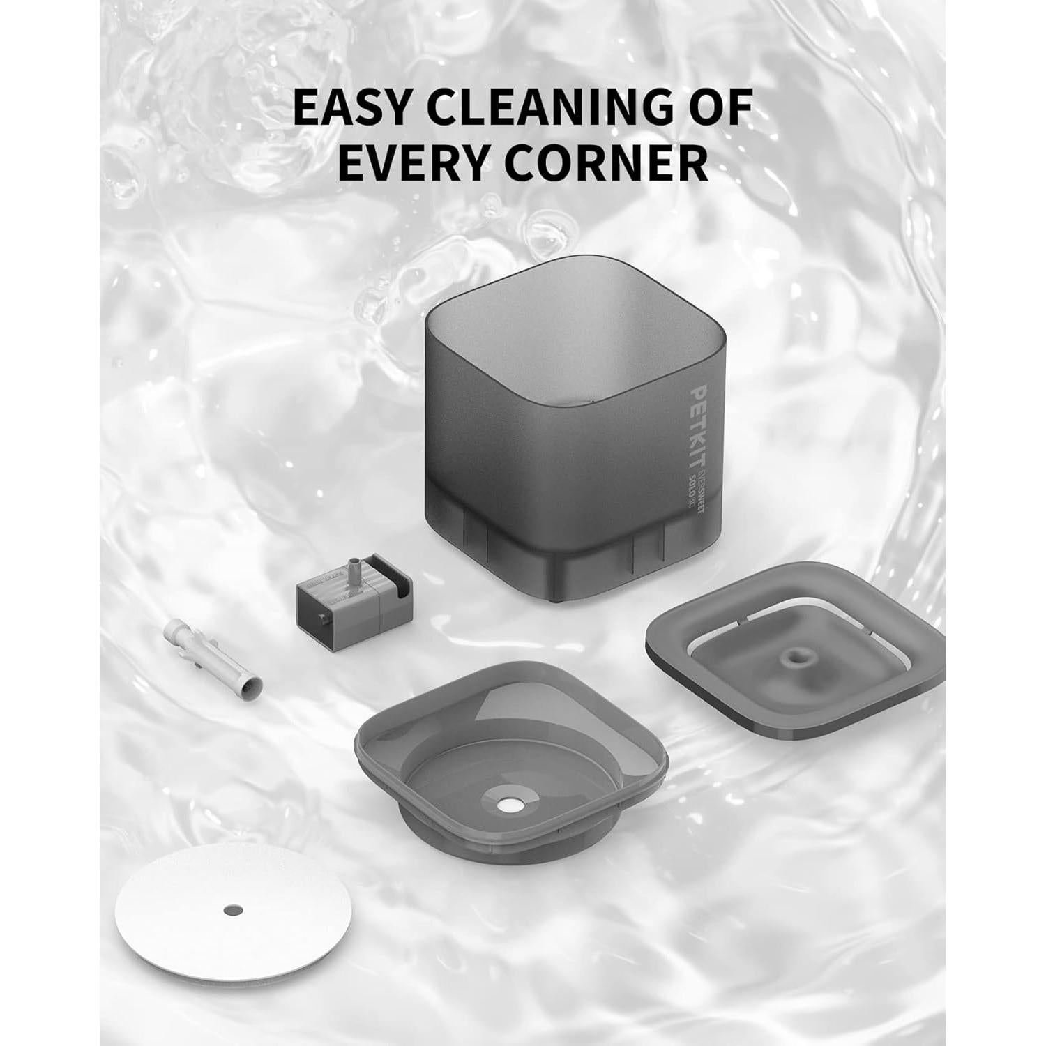 Fuente de Agua para Gatos PETKIT 1.85L Ultra Silenciosa