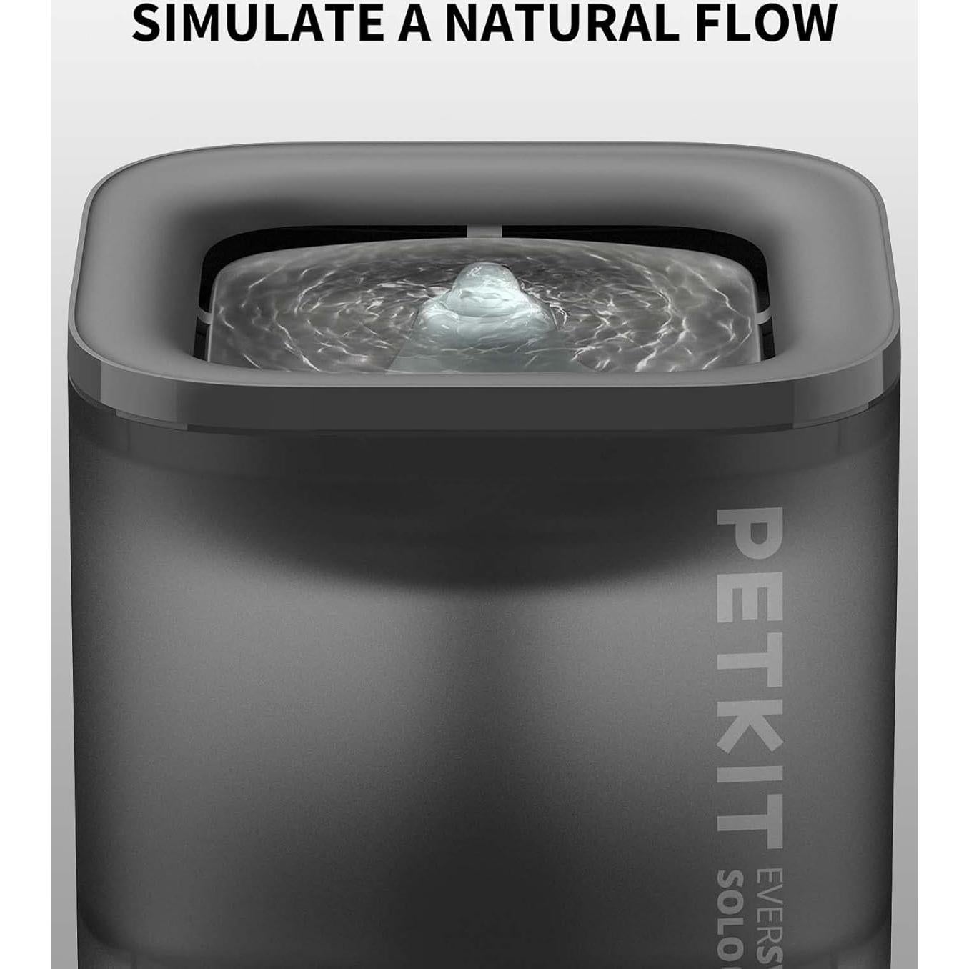 Fuente de Agua para Gatos PETKIT 1.85L Ultra Silenciosa