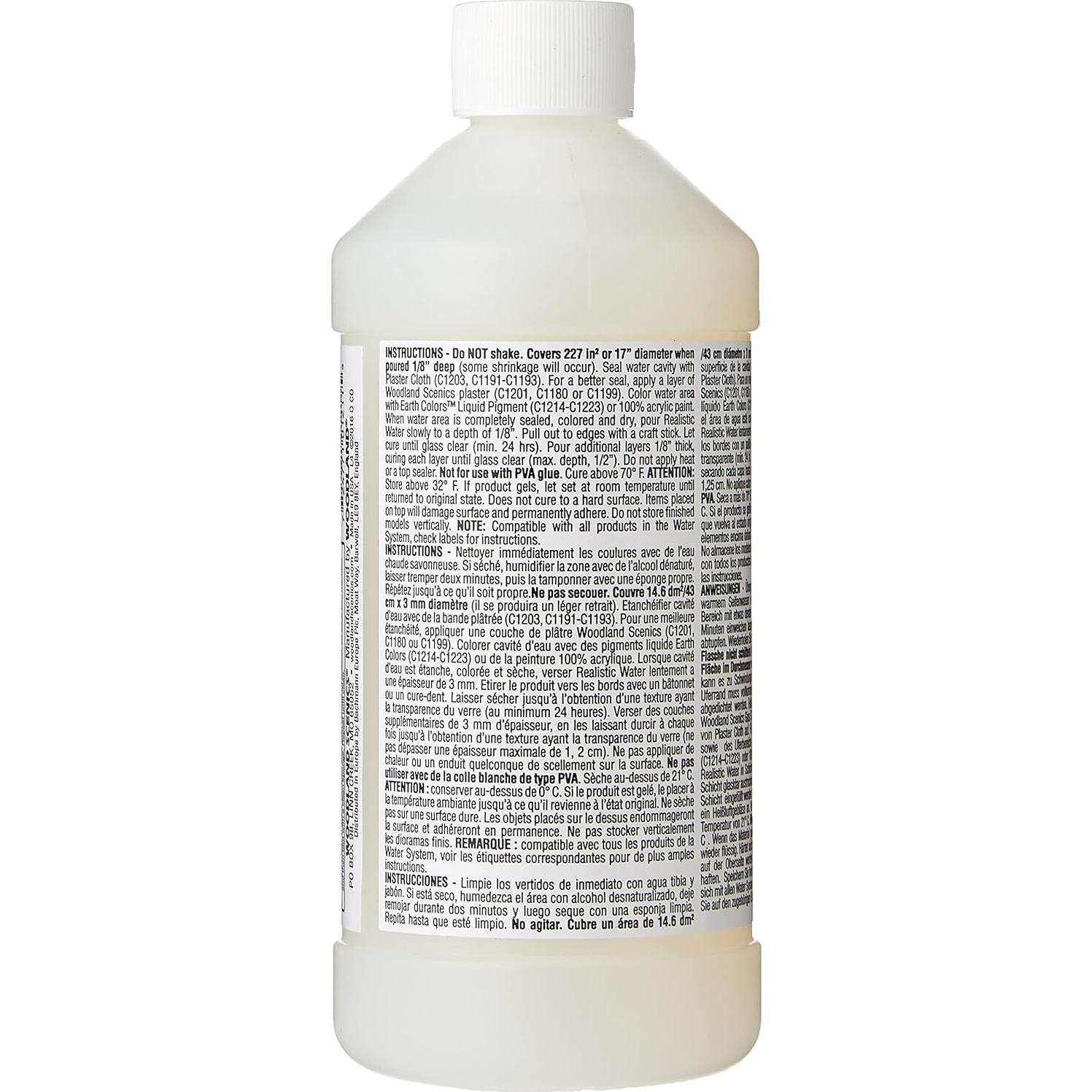 Agua Realista Woodland Scenics 473 ml para Modelismo