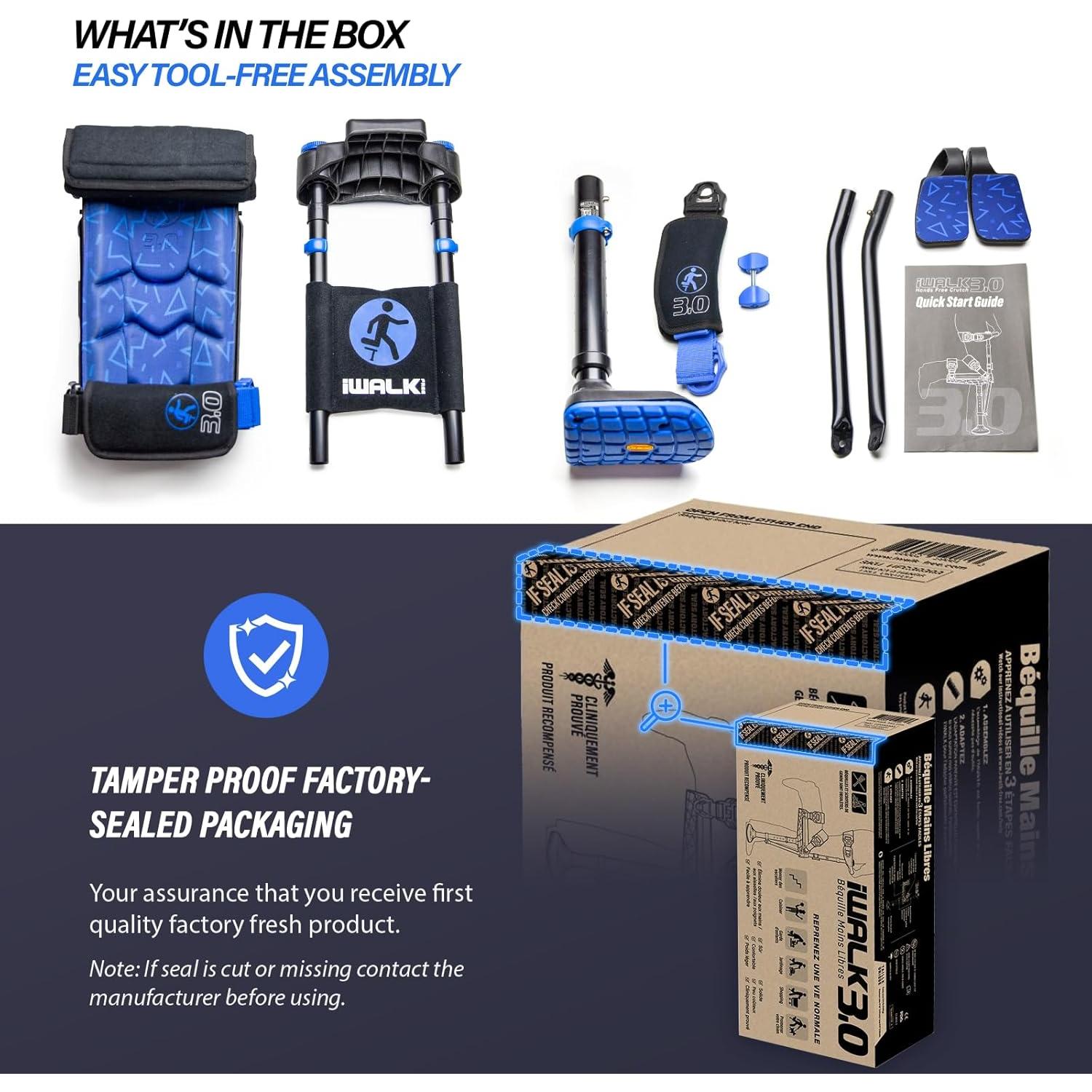 Muleta de Rodilla Sin Manos iWALK3.0 - Alternativa a Muletas