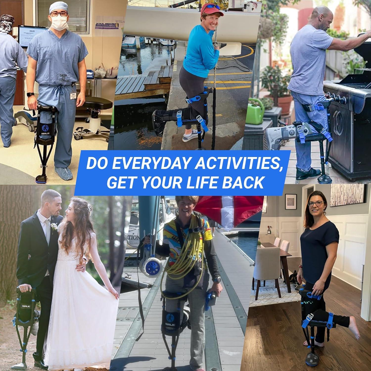 Muleta de Rodilla Sin Manos iWALK3.0 - Alternativa a Muletas