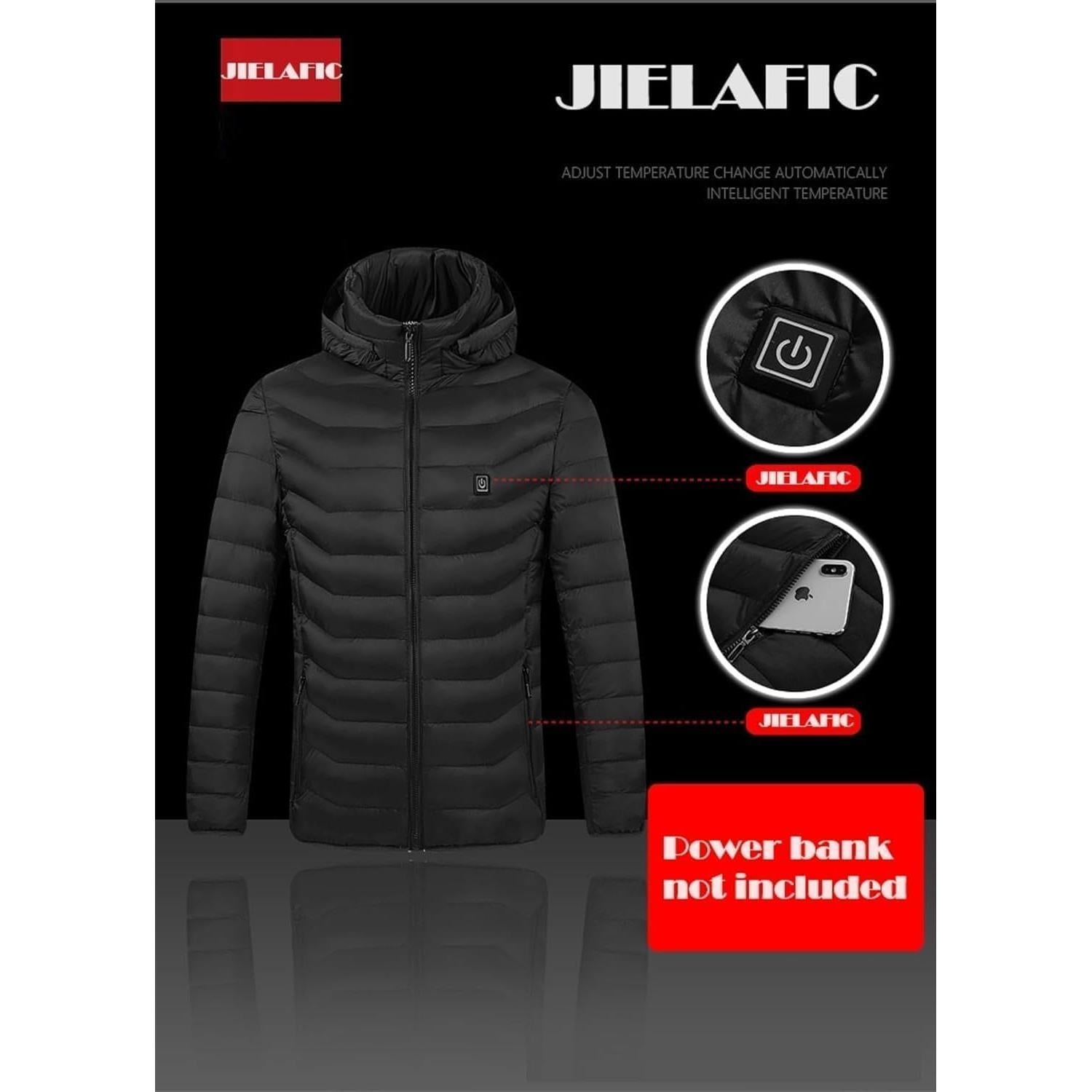 Sudadera Calentada JIELAFIC 9 Zonas Unisex Invierno