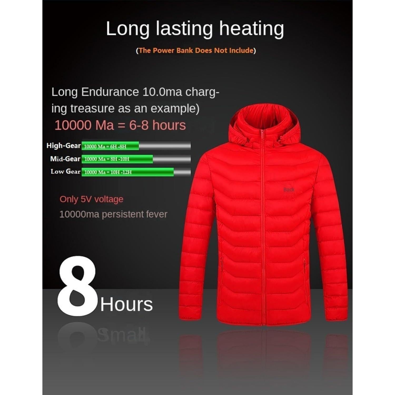 Sudadera Calentada JIELAFIC 9 Zonas Unisex Invierno