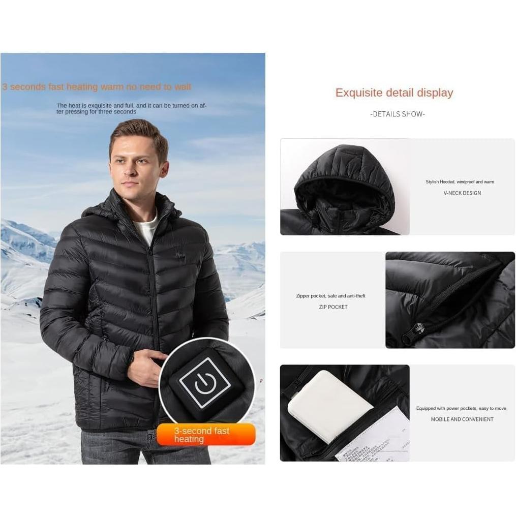 Sudadera Calentada JIELAFIC 9 Zonas Unisex Invierno