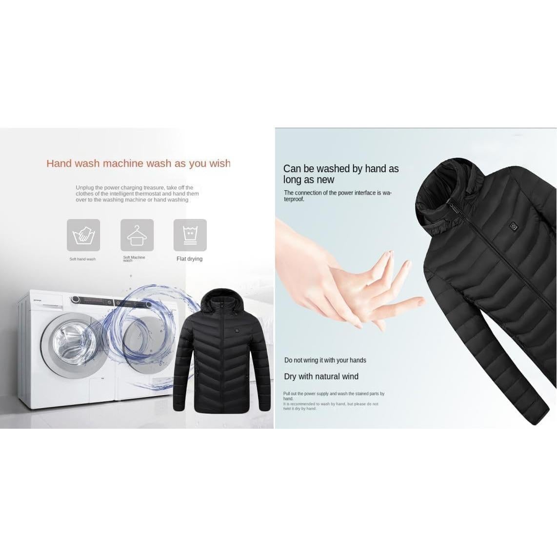 Sudadera Calentada JIELAFIC 9 Zonas Unisex Invierno