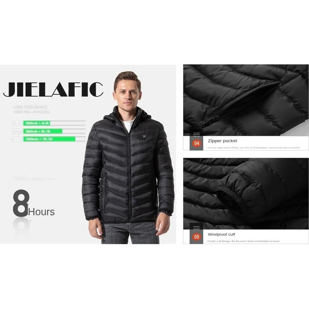 Sudadera Calentada JIELAFIC 9 Zonas Unisex Invierno