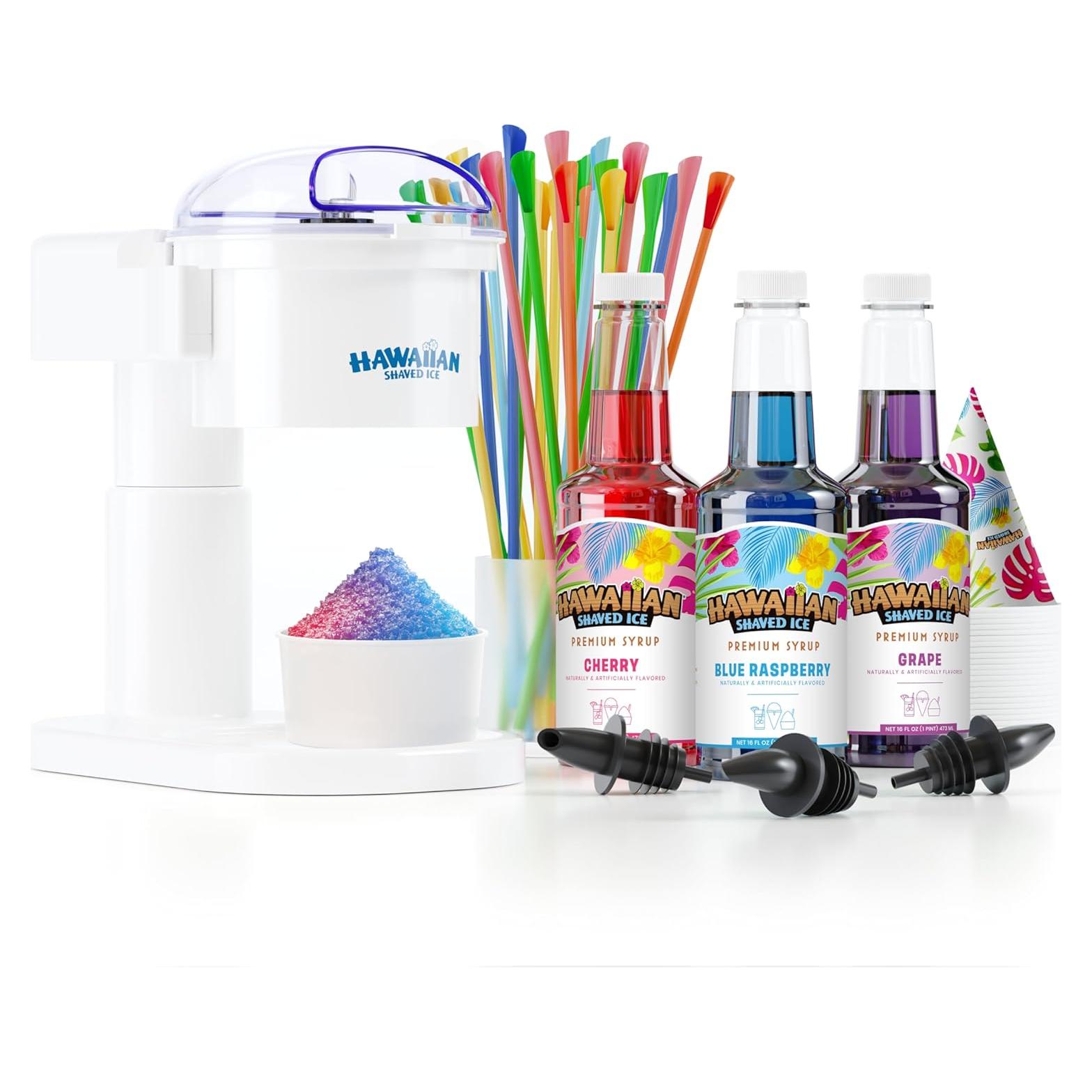 Máquina de Nieve Raspada Hawaiian S700 con 3 Sabores