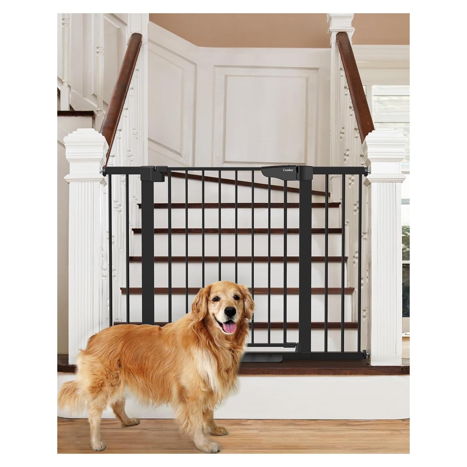 Puerta para Bebés Cumbor S7V2 29.7-46" Negra Montaje a Presión