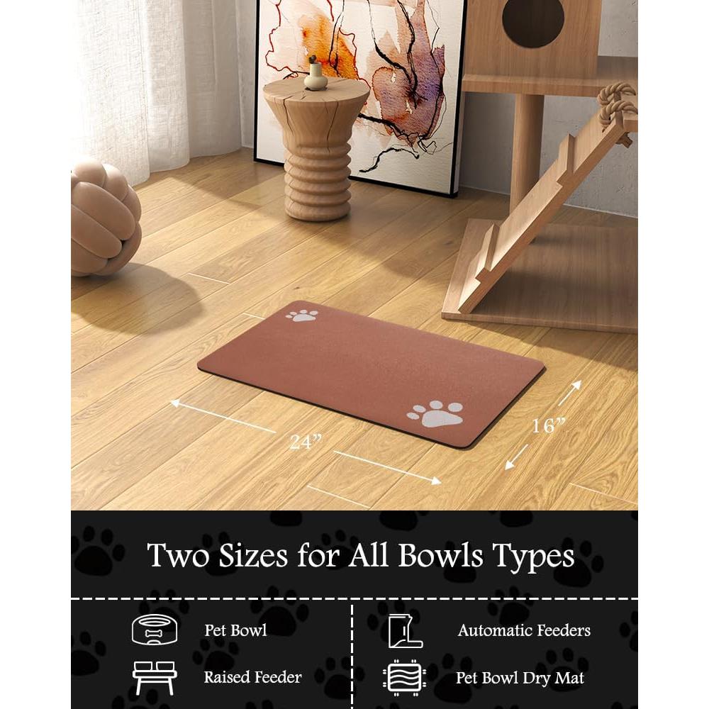 Alfombrilla Absorbente para Mascotas Padoor 40.64x60.96cm Naranja