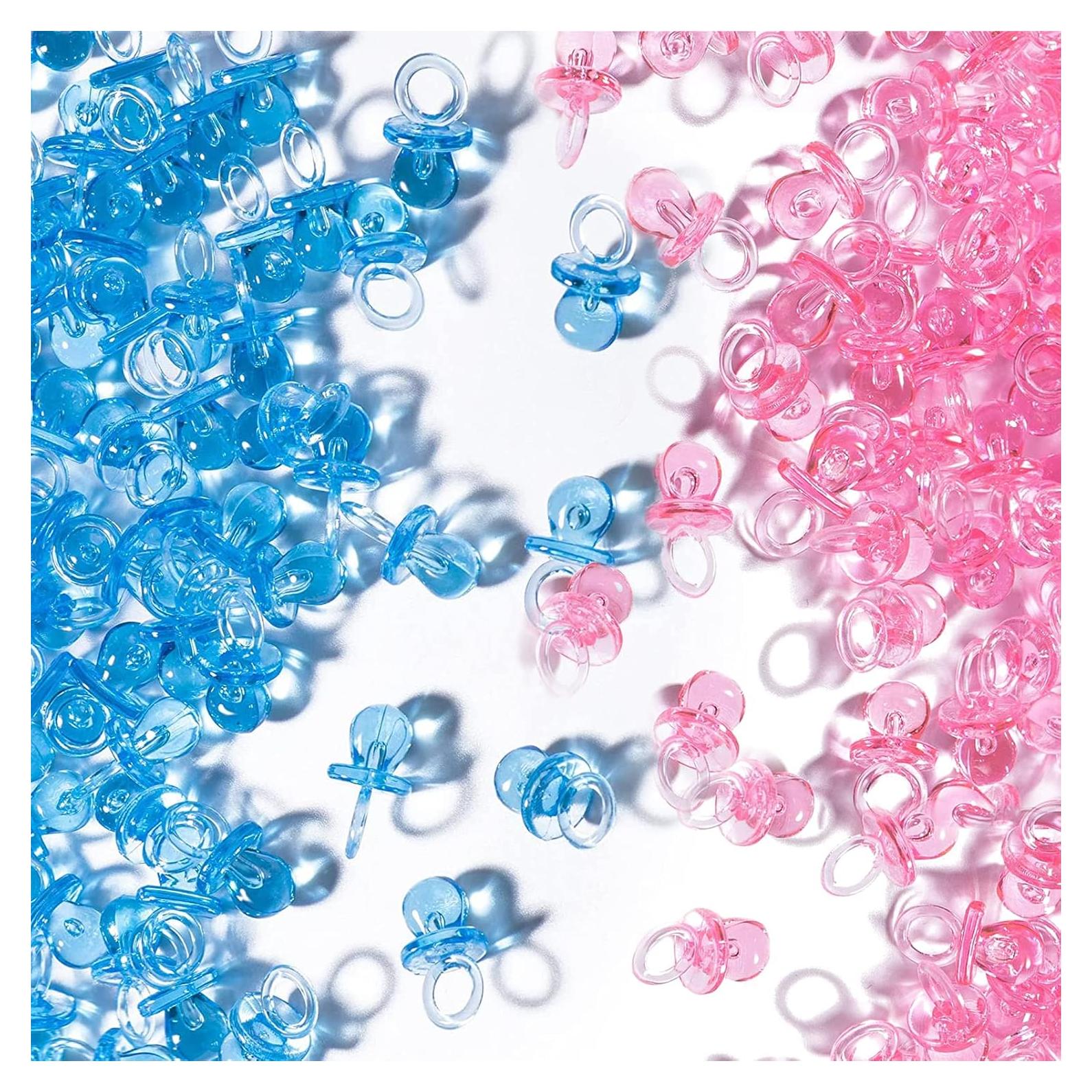 Mini Chupetes Acrílicos 150 Pzs Baby Shower 10x15 cm