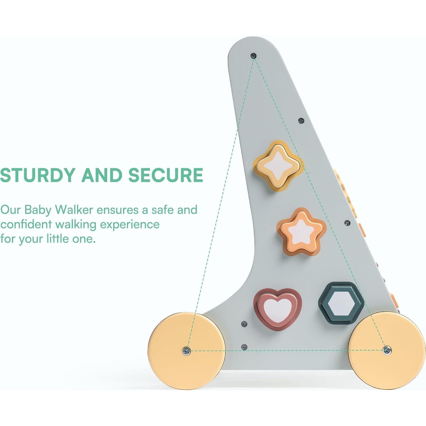 Caminador de Madera ROBUD WG368 con Centro de Actividades