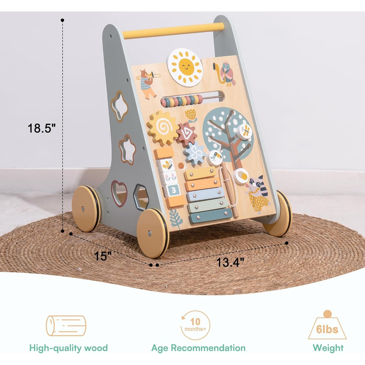Caminador de Madera ROBUD WG368 con Centro de Actividades