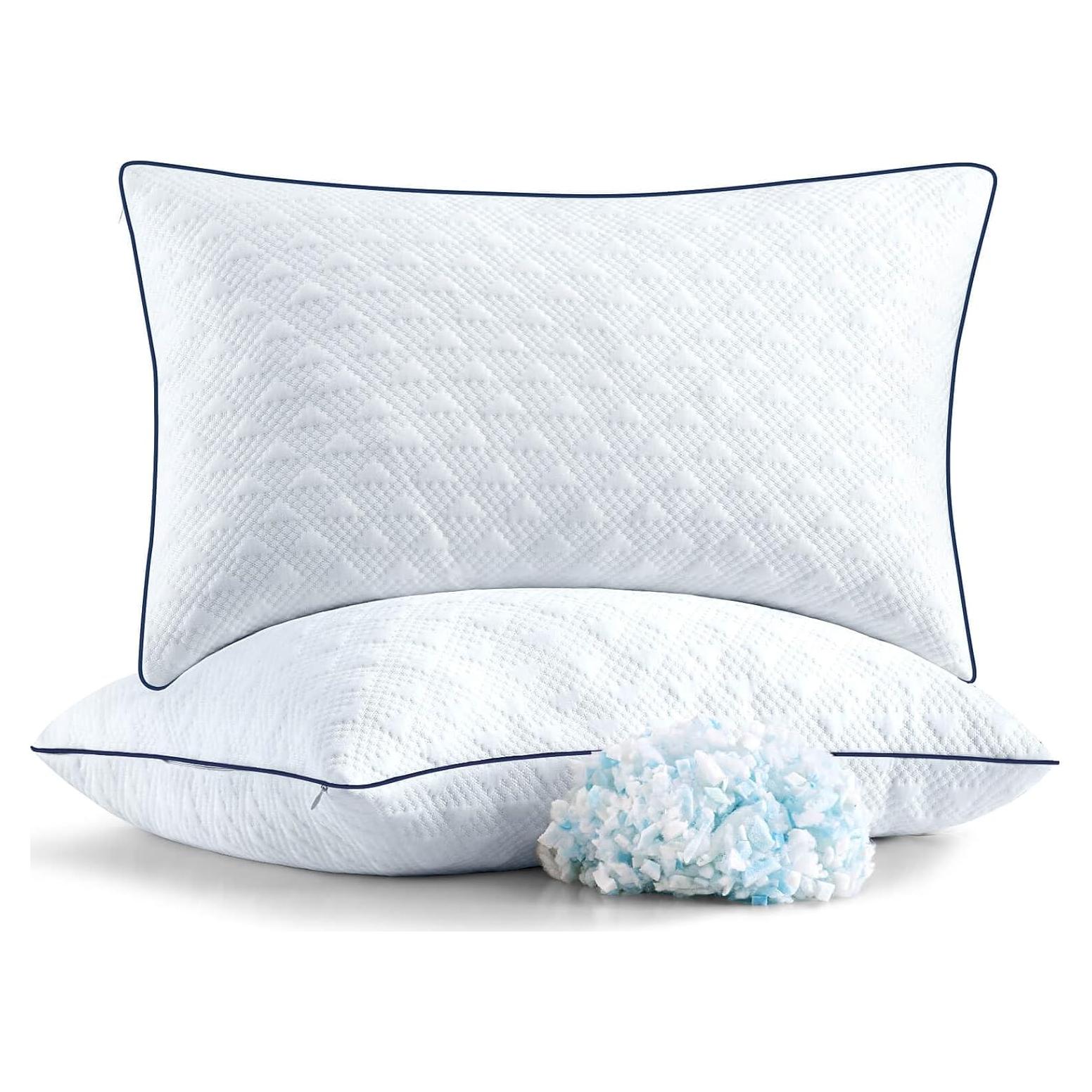 Juego de 2 Almohadas Queen Slybear Ajustables Viscoelásticas