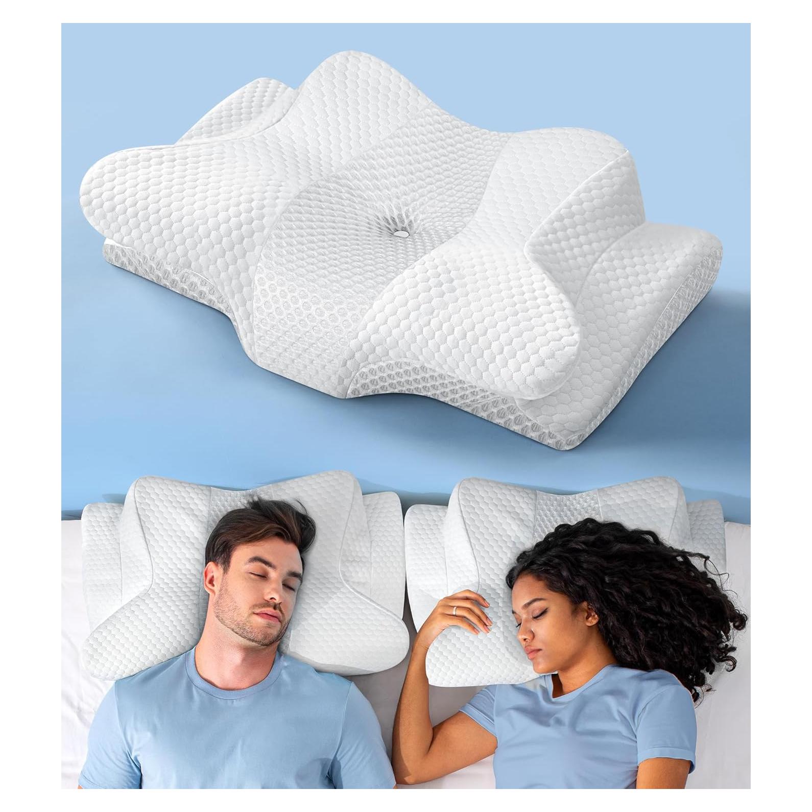 Almohada Cervical Ergonomica Emircey Espuma Viscoelástica 1.20kg