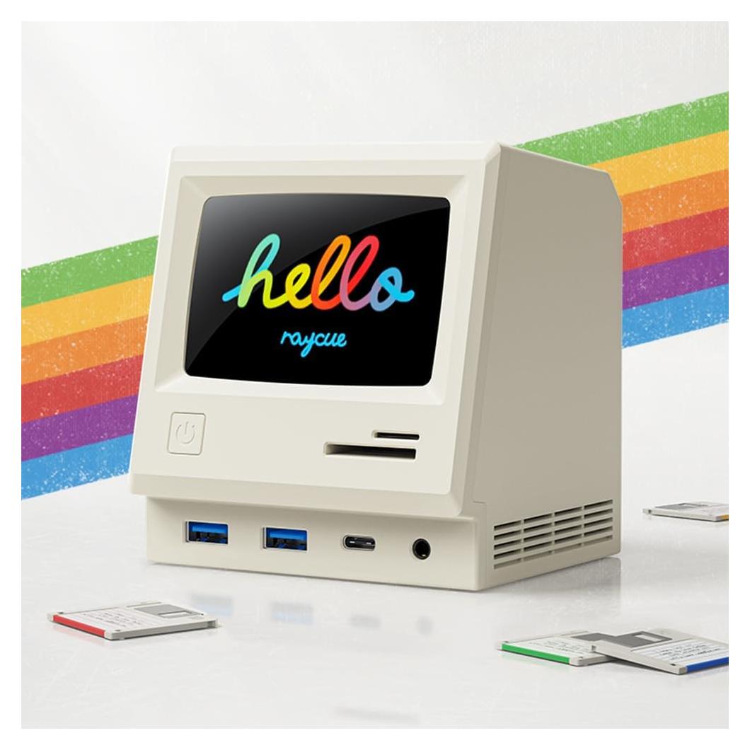 Estación de Acoplamiento Triple Monitor RayCue 128K SE 4K USB-C