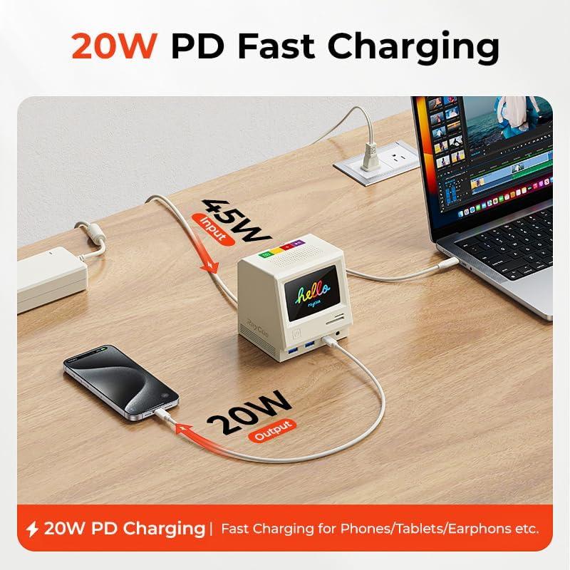 Estación de Acoplamiento Triple Monitor RayCue 128K SE 4K USB-C