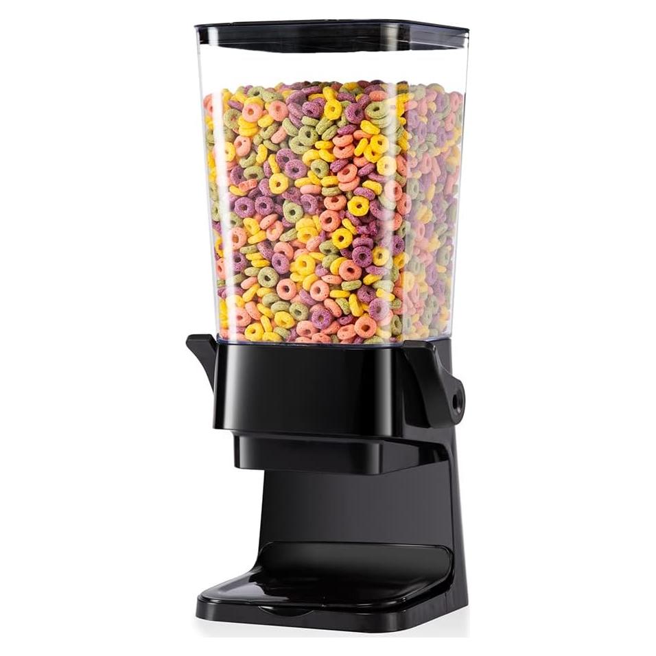 Dispensador de Cereal 5L Negro - Organizador de Cocina