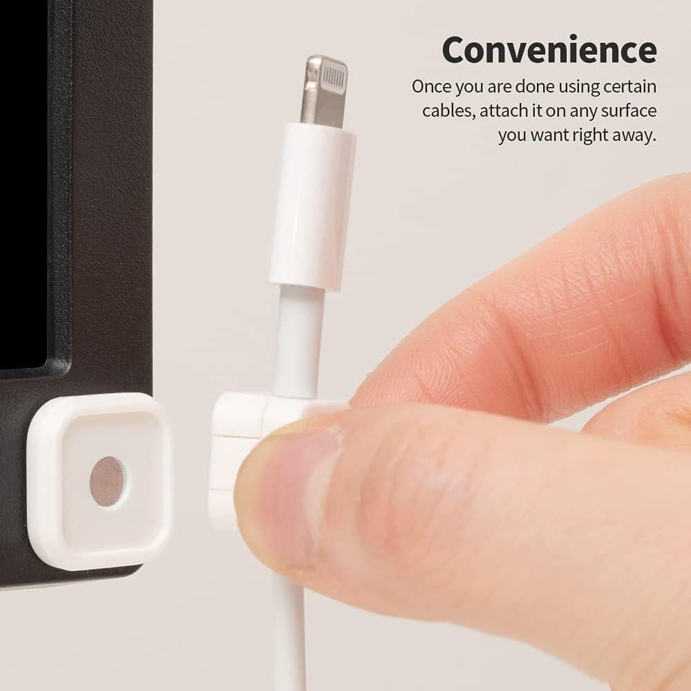 Clip Magnético para Cables Sinjimoru - 3 Piezas Negro