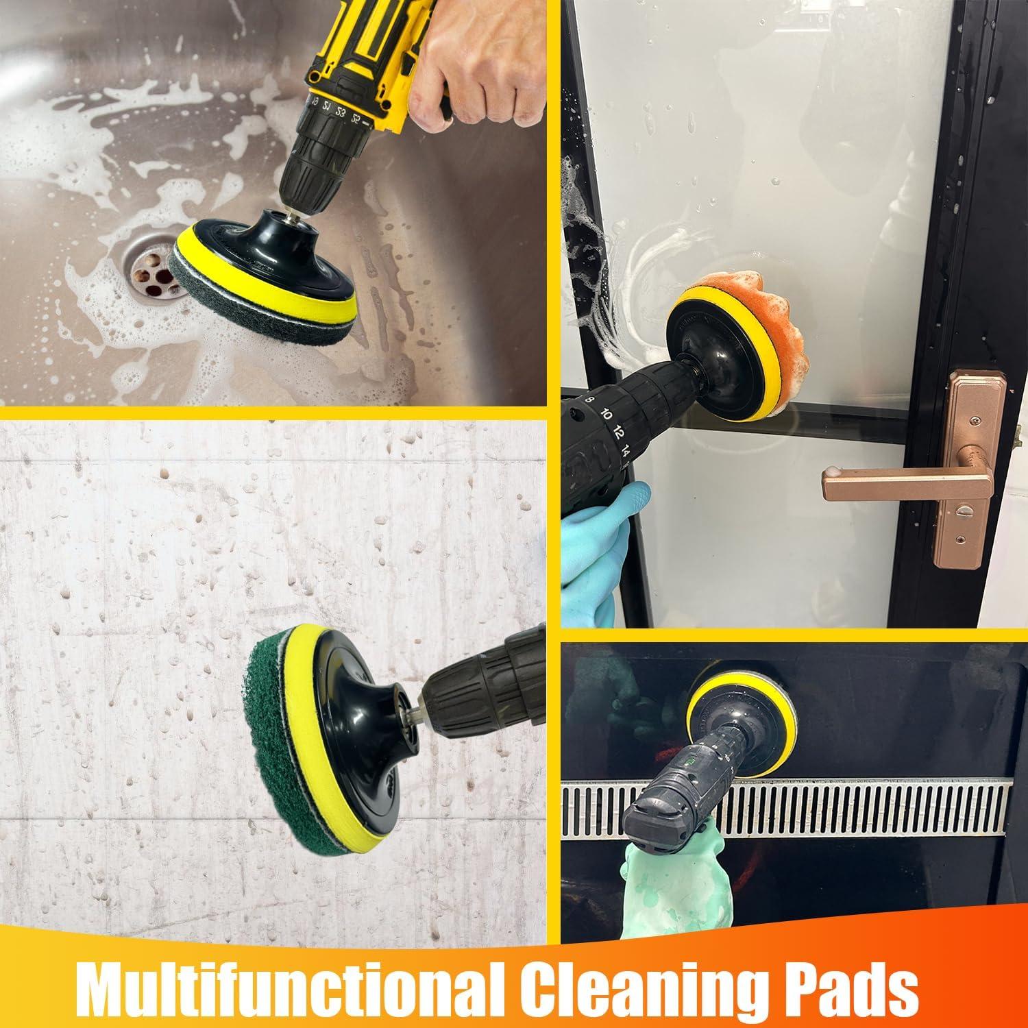 Juego de Accesorios de Limpieza de Taladro 10 Piezas Chicarry