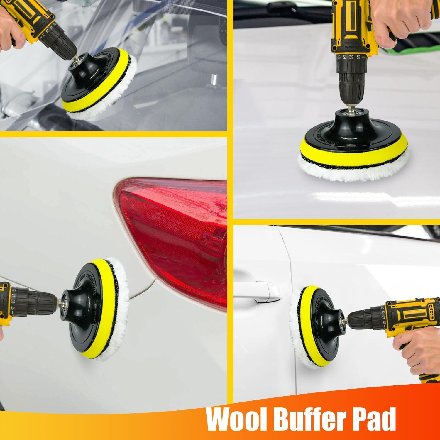 Juego de Accesorios de Limpieza de Taladro 10 Piezas Chicarry