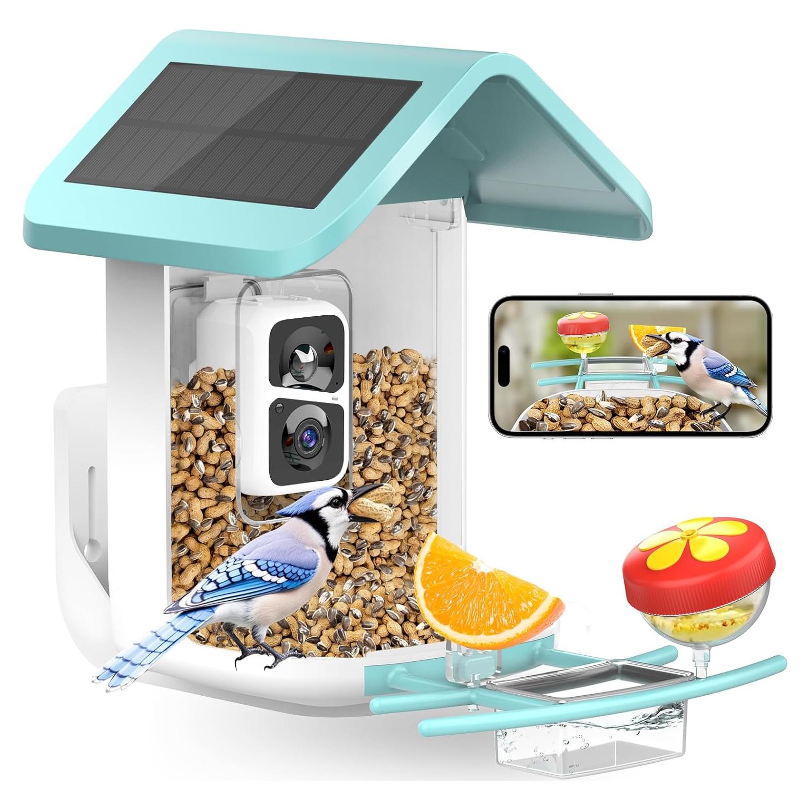 Comedero para Aves VIUBIRD con Cámara Solar 2K Inteligente