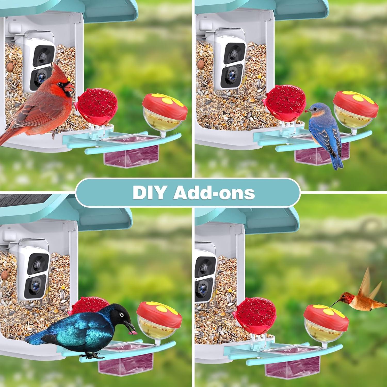 Comedero para Aves VIUBIRD con Cámara Solar 2K Inteligente